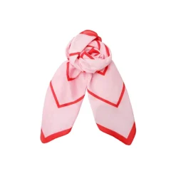Black Colour BCALESSI MINI SCARF - Pink/rødt tørklæde 3522 Pink/Red fra Black Colour