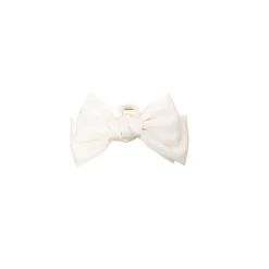 Black Colour BCANNICA BIG BOW - Cremefarvet hårklemme 5826 Creme fra Black Colour