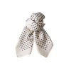 Black Colour BCBIANCA MINI SCARVES - Hvidt prikket tørklæde 3622 Off White Dot fra Black Colour