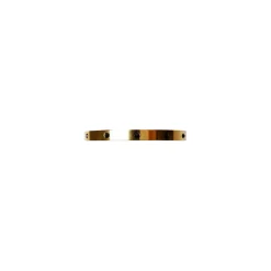 Black Colour BCGRACE RHINESTONE BRACELET - Guld armbånd med sorte sten 4428 Gold Coloured w. black stone fra Black Colour