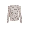 Black Colour BCISOLE LOVE MESH BLOUSE - Nude mesh 40825 Nude Heart fra Black Colour