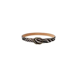 Black Colour BCJENNY BELT - Zebra bælte 10263 Zebra fra Black Colour