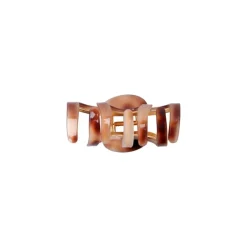 Black Colour BCKECIA HAIR CLAW - Brun metal hårklemme 5915 Lt. Tortoise fra Black Colour