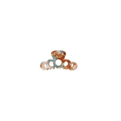 Black Colour BCKERSTI SMALL HAIR CLAW - Brun multi metal hårklemme 5904 Lt. Brown Multi fra Black Colour