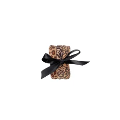 Black Colour BCTANISHA ELASTICS 2 PCS - Hårelastikker 6827 Leo Zebra Mix fra Black Colour