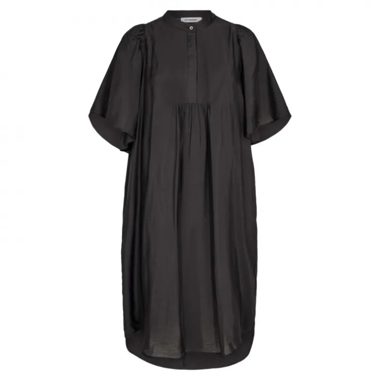 Co'Couture Callum Volume SS Dress - Sort kjole 36113 Black fra Co'couture