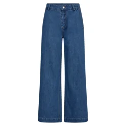 Co'Couture DelinaCC Pant - Jeans 31427 Dark Denim fra Co'couture