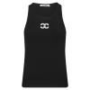 Co'couture SaharaCC Tank Top - Sort logo top 33068 Black fra Co'couture