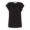 Co'couture Sunrise Top -  Sort bluse 75683 Black fra Co'couture