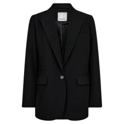 Co'couture VolaCC Ring Single Blazer - Sort habitjakke 30245 Black fra Co'couture