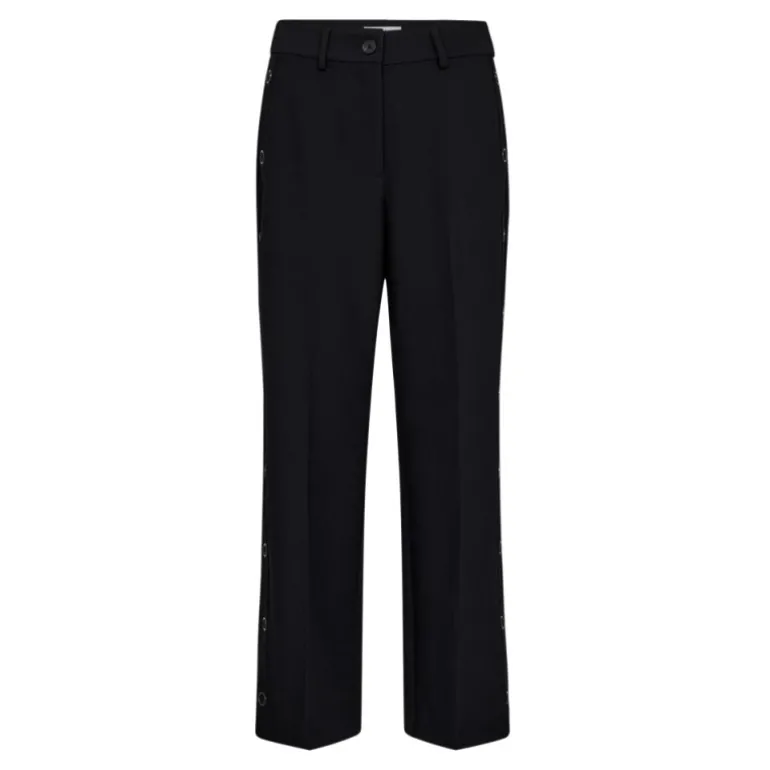 Co'couture VolaCC Ring Wide Pant - Sort buks 31367 Black fra Co'couture