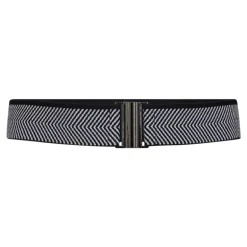 Co'Couture ZigzCC Elastic  Belt - Sort elastik bælte 39037 Black fra Co'couture