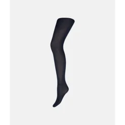 Decoy Tights Merino Wool 100den - Blå uld strømpebuks 17681 Navy Blazer fra Decoy