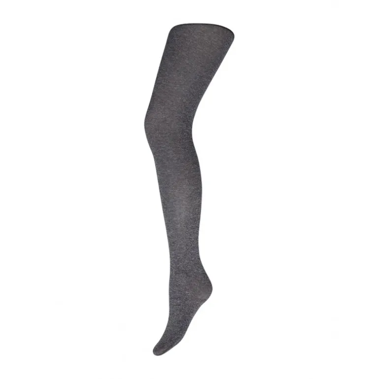 Decoy Tights Microfiber 60 den - Gråmeleret strømpebukser 16664 Grey Melange fra Decoy