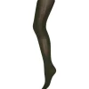 Decoy Tights Viskose 130den - Grøn strømpebuks 16934 Green fra Decoy