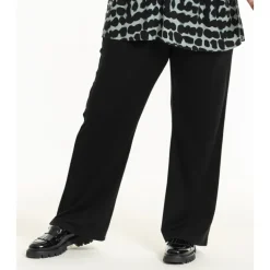 Gozzip GBasma Pant - Sort bukser med vidde G245088 Black fra Gozzip