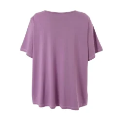 Gozzip GBirka - Lilla t-shirt med print G251019 Orchid fra Gozzip
