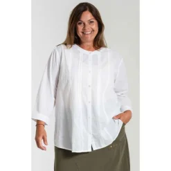 Gozzip GBrianna Shirt Blouse - Hvid skjorte G242076 White fra Gozzip