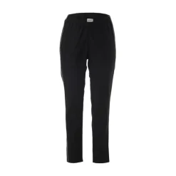 Gozzip GHeika Leggings with piping - Sort leggings med guld stribe G246059 Black fra Gozzip