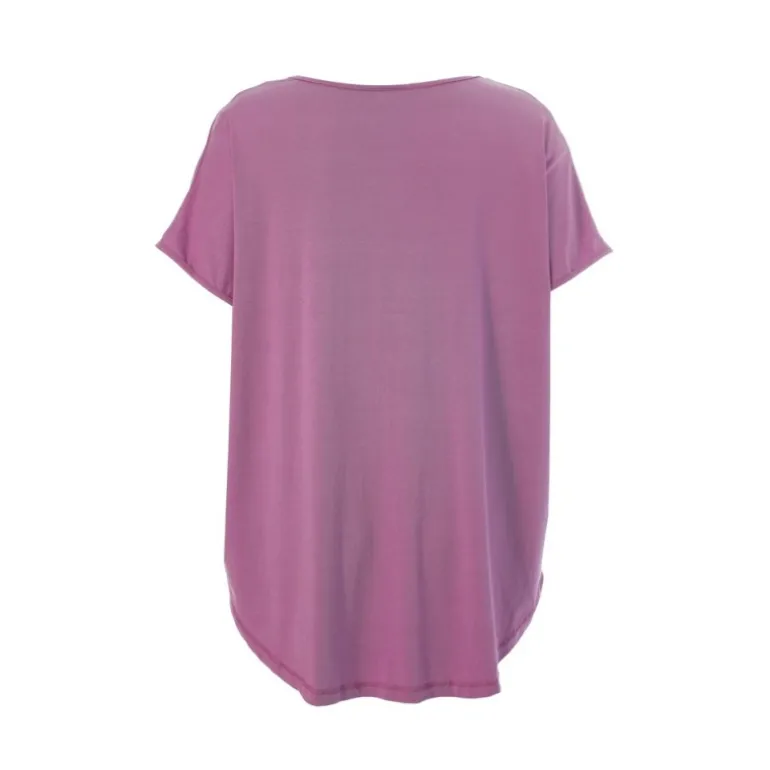Gozzip Gitte T-shirt - Lilla t-shirt 9905 Orchid fra Gozzip