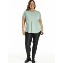 Gozzip Gitte T-shirt - Mintgrøn t-shirt 9905 Green fra Gozzip