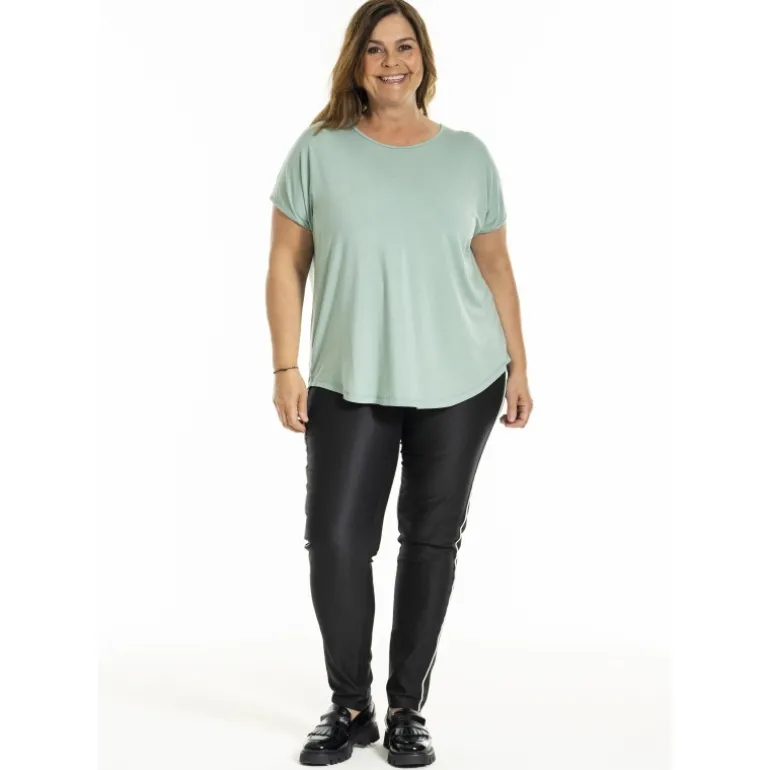 Gozzip Gitte T-shirt - Mintgrøn t-shirt 9905 Green fra Gozzip