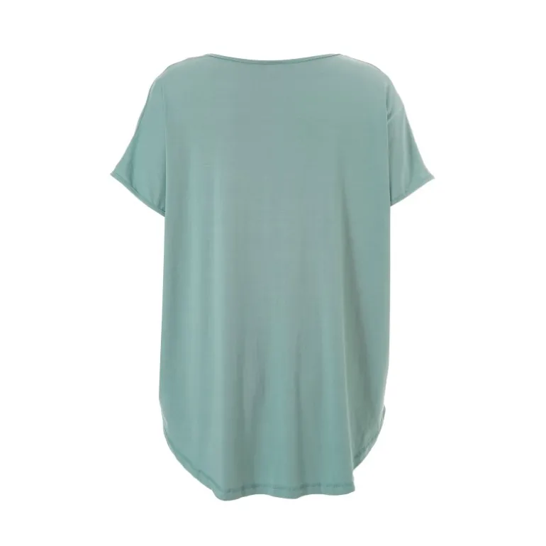 Gozzip Gitte T-shirt - Mintgrøn t-shirt 9905 Green fra Gozzip