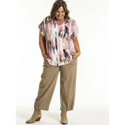 Gozzip GJean Blouse - Multifarvet bluse G252055 Multi Color Print fra Gozzip