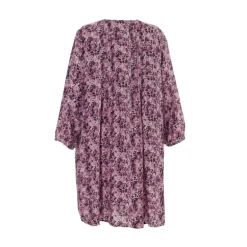 Gozzip GJohanne Shirt Tunic - Lilla printet tunika G251004 Orhid fra Gozzip