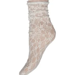 HYPEtheDetail Lace fall down - Ankelstrømpe med blonde 3-21287-75 White fra HYPEtheDETAIL