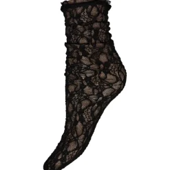 HYPEtheDetail Lace fall down - Ankelstrømpe med blonde 3-21287-75 Black fra HYPEtheDETAIL