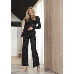 HypetheDetail Lace legging - Sort leggings med blonde 3-850-21 fra HYPEtheDETAIL