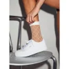 HYPEtheDETAIL socks LOGO Ankel strømpe med hvidt logo 21013 9003 White fra HYPEtheDETAIL