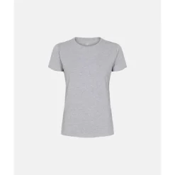 JBS of DK Basic Tee - Lysegrå bambus t-shirt 11230-2 Light grey melange fra JBS of Denmark - Dame