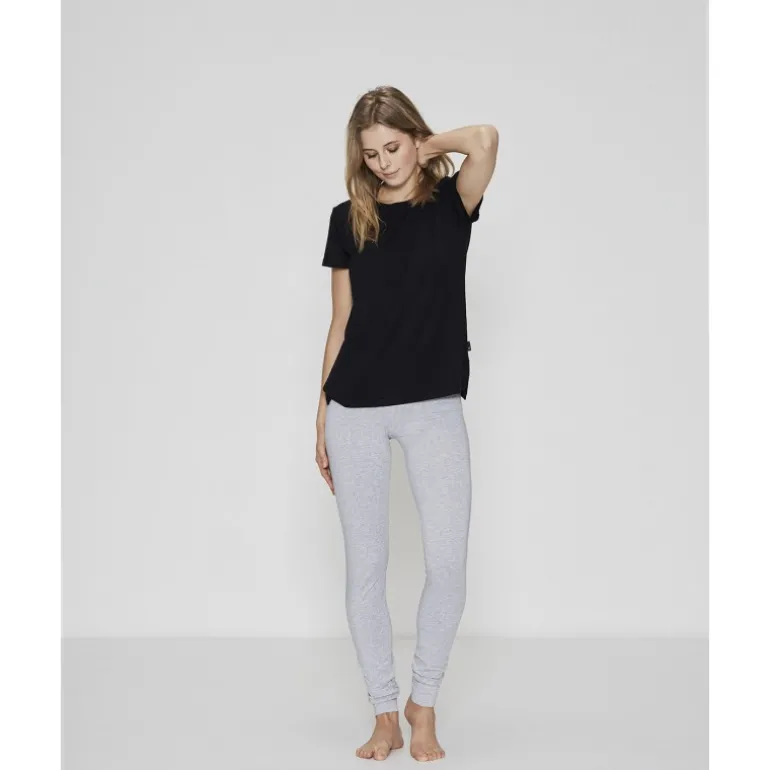 JBS of DK Basic Tee - Sort bambus t-shirt 11230-2 Black fra JBS of Denmark - Dame