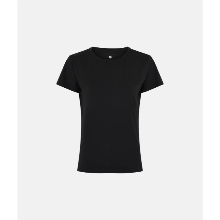 JBS of DK Basic Tee - Sort bambus t-shirt 11230-2 Black fra JBS of Denmark - Dame