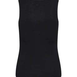 JBS of DK top wide straps - Sort merino uld undertrøje 1221-1 Black fra JBS of Denmark - Dame