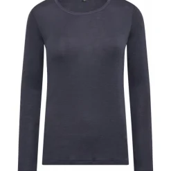 JBS of DK Wool Blouse - Grå L/Æ uld bluse 1221-14 Dark Grey Melange fra JBS of Denmark - Dame