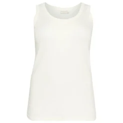 Kaffe Curve KCcarina Tank Top - Hvid top 10581396 Chalk fra Kaffe Curve