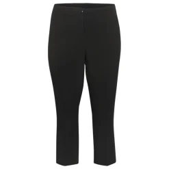 Kaffe Curve KCelia Cropped Pants - Sort buks 10582382 Black Deep fra Kaffe Curve