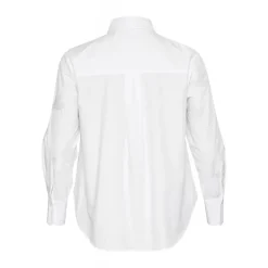 Kaffe Curve KCelna Shirt - Hvid skjorte med broderi 10582706 Optical White fra Kaffe Curve