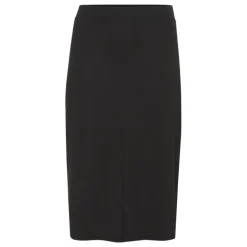 Kaffe Curve KCJenna Jersey Skirt - Sort nederdel 10502565 Black Deep fra Kaffe Curve