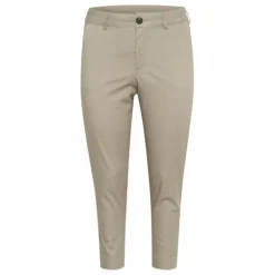 Kaffe Curve KCleana 7/8 Chino Pants - Grå bukser 10581546 Elephant Skin fra Kaffe Curve