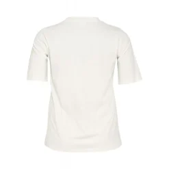 KAffe Curve KCmerisa T-shirt - Hvid t-shirt med similisten 10583066 Chalk fra Kaffe Curve
