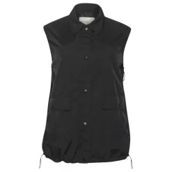 Kaffe Curve KCmila Waistcoat - Sort vest 10582193 Black Deep fra Kaffe Curve