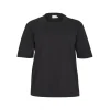 Kaffe Curve KCmina T-Shirt - Sort t-shirt 10583008 Black Deep fra Kaffe Curve
