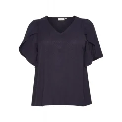 Kaffe Curve KCmirana Blouse - Lilla bluse 10582711 Dawn Purple fra Kaffe Curve
