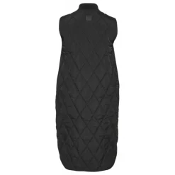 Kaffe Curve KCnorena Quiltet Waistcoat - Sort quiltet vest 10582918 Black Deep fra Kaffe Curve