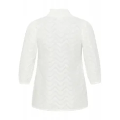 Kaffe Curve KCvitana Blouse - Hvid bluse 10583036 Chalk fra Kaffe Curve