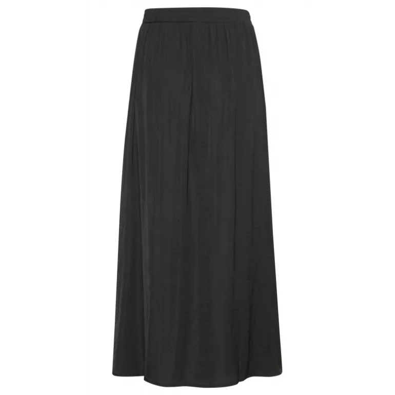Kaffe KAallie Skirt - Sort lang nederdel 10509147 Black Deep fra Kaffe